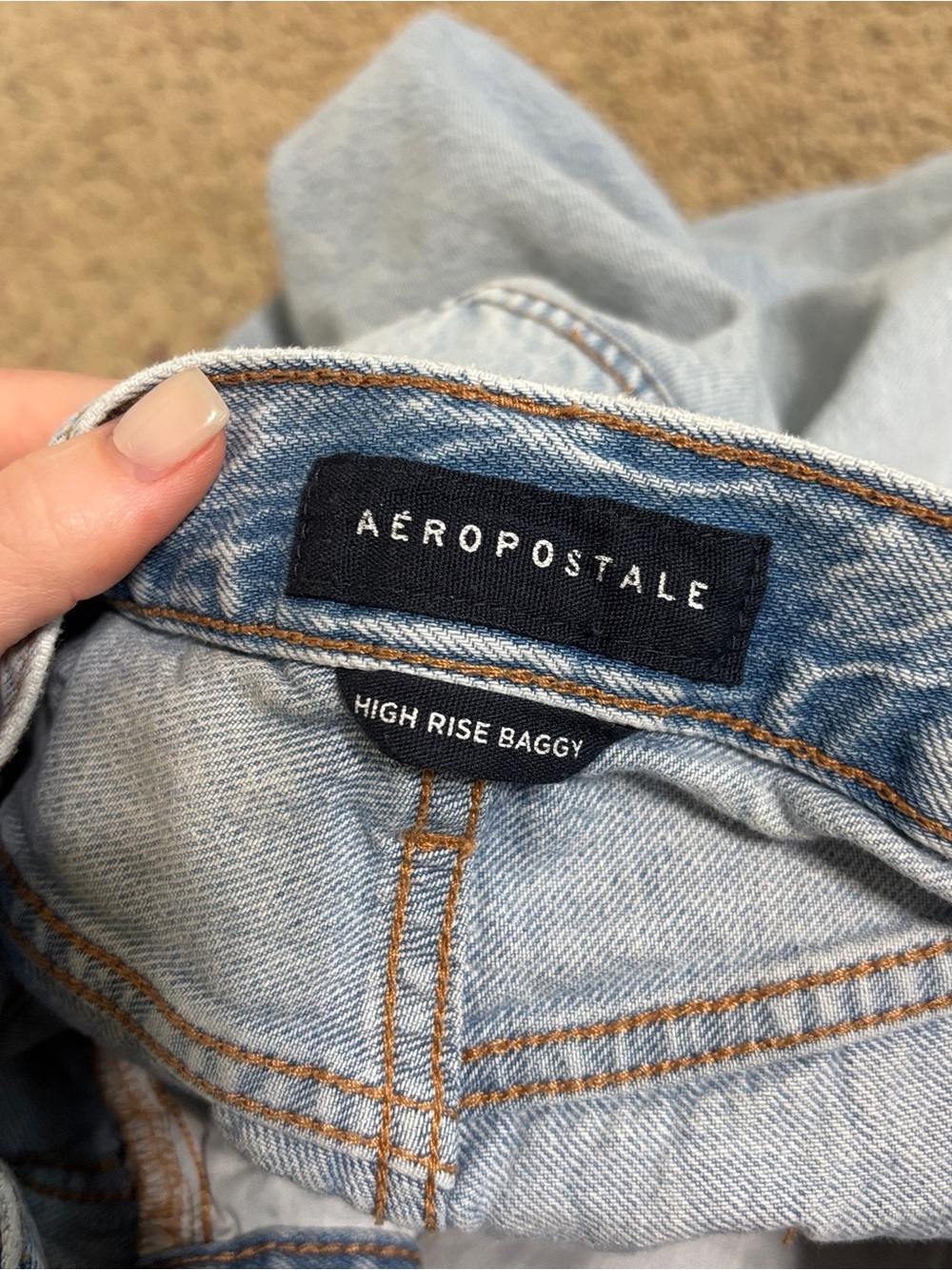 Aéropostale High Rise Baggy Jean - Picture 4 of 4